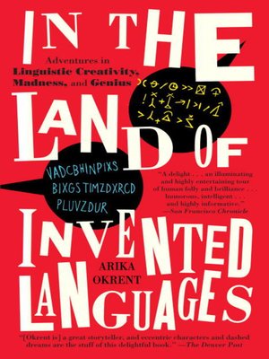 cover image of In the Land of Invented Languages